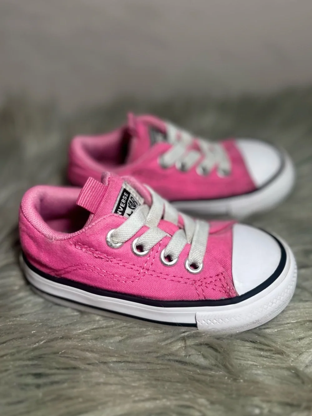 Converse CHUCK TAYLOR ALL STAR OX CORE - TODDLER Pink Low Top Sneaker Sz 5